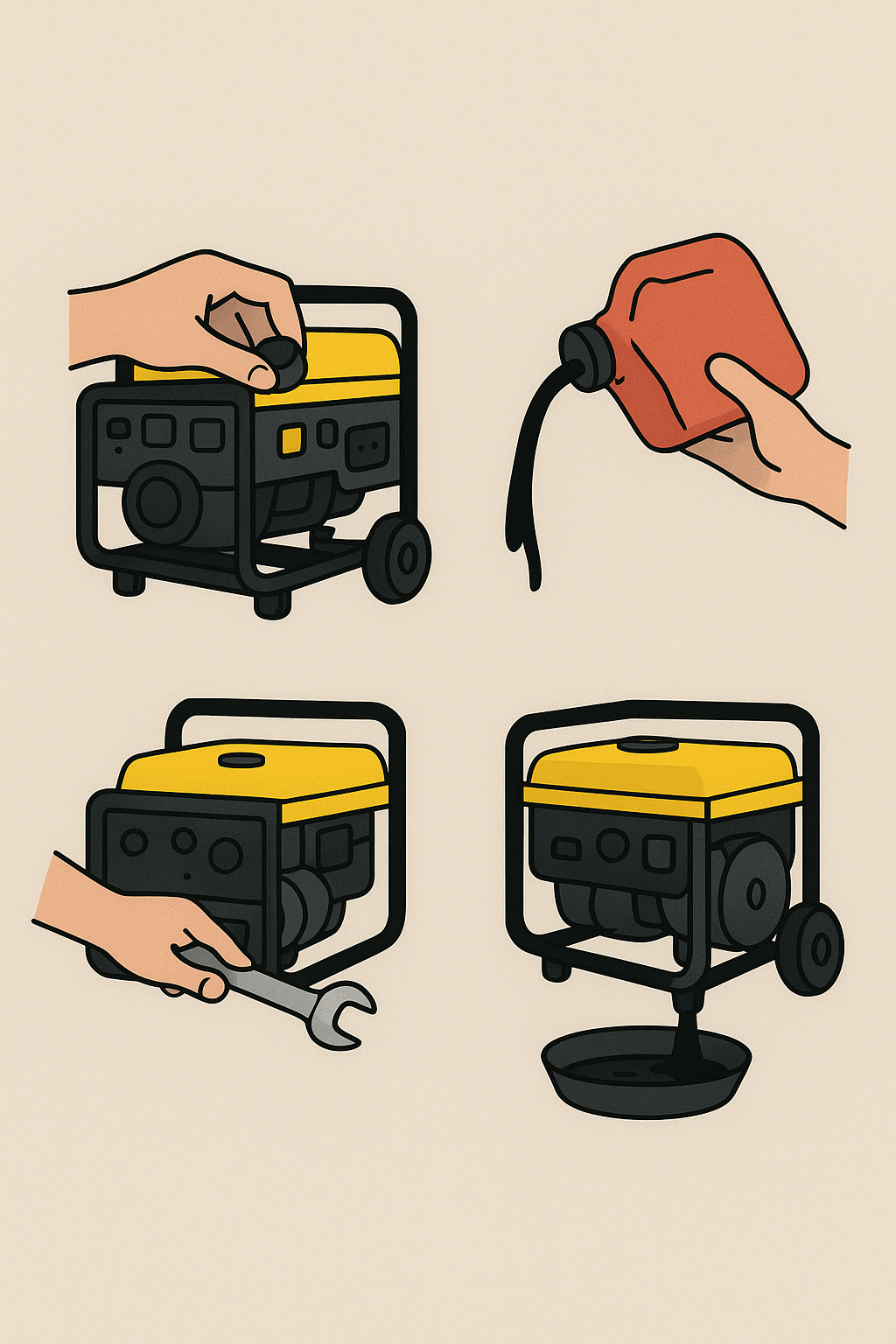 آموزش تعویض روغن موتور برق و روش صحیح تخلیه