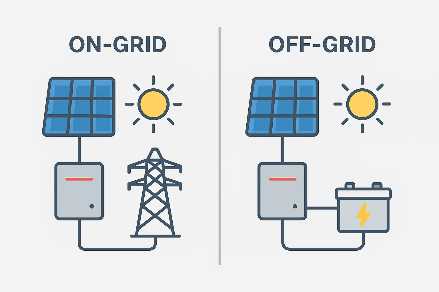 پنل خورشیدی اف گرید