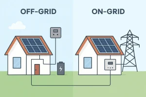 تفاوت سیستم برق خورشیدی مستقل و متصل به شبکه
