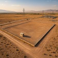زمین نیروگاه خورشیدی