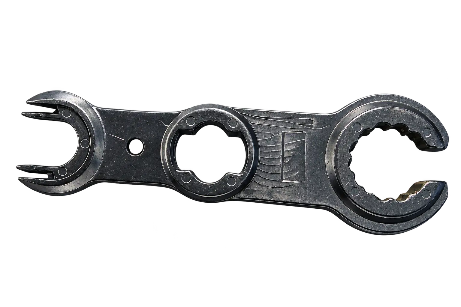 Worn Gunmetal Multi-Tool Wrench اچار MC4 - Image 1