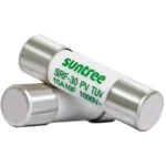 فیوز سیلندری 25 آمپر 1000 ولت DC سانتری 10*38 مدل SUNTREE SRF-30